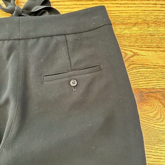 Aritzia Wilfred Allant Tie Waist Cuffed Cropped Pants in Black (Size 00) - Picture 9 of 9